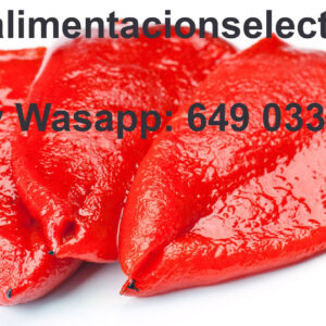 Si Usted quiere comprar Pimientos del Piquillo para asar, comprar Pimientos del Piquillo de Torquemada, comprar Pimientos del Piquillo verdes en conserva, comprar Pimientos del Piquillo asados en Puente La Reina, comprar Pimientos del Padrón, comprar pimientos de cristal, le pedimos que nos de una oportunidad y compre Pimientos del Piquillo de Alimentación Selecta asados al horno de leña de manera artesanal porque le garantizamos que el sabor, la presentación y la rapidez de nuestro envío le va a sorprender muy gratamente al comprar Pimientos del Piquillo de Alimentación Selecta precio oferta. Si Usted desea conocer qué tipos de recetas puede elaborar al comprar Pimientos del Piquillo le damos unas cuantas: Receta de pimientos del Piquillo rellenos de bacalao y gambas, receta de pimientos del Piquillo rellenos de gambas y merluza, receta de pimientos del Piquillo rellenos de carne, receta de pimientos del Piquillo rellenos de marisco, receta de pimientos del Piquillo confitados, receta de pimientos del Piquillo rellenos de gambas y palitos de cangrejo, receta de pimientos rellenos de merluza y gambas, y la que más nos gusta a nosotros receta de pimientos del Piquillo y Anchoas de Santoña emplatados tal cual, una Anchoa de Santoña sobre una pieza de pimiento del Piquillo, ó mezclar ambos en una ensalada con anchoas y pimientos del piquillo. Exquisitas recetas con pimientos del Piquillo fáciles y rápidas de preparar al comprar estos pimientos del Piquillo asados en horno de leña que les presentamos en Alimentación Selecta. Y si tiene cualquier duda a la hora de comprar Pimientos del Piquillo, no dude en escribirnos