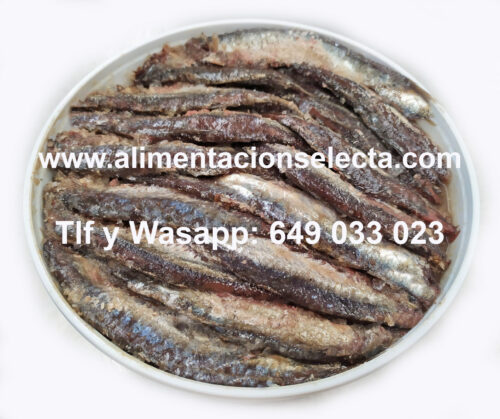 Anchoas en Salazón de Santoña presentadas en un cubo de 5 kilos de peso relleno hasta el tope de auténticas Anchoas en Salazón de Santoña. Salazones de pescado del Cantábrico, comprados en la lonja de Santoña y elaborados en salazón por las manos expertas de nuestras conserveras para poderles enviar a domicilio a cualquier destino dentro de la península española, auténtico salazón de anchoa de Santoña en cubos de 5 kilos de peso. Comprar salazones por internet salazones online nunca ha sido tan fácil y tan barato. Si quiere comprar las Mejores Anchoas en salazón de Santoña, no lo dude compre Salazones de Anchoa Alimentación Selecta. Vendemos la mejor Calidad de Anchoas en Salazón de Santoña y del Mar Cantábrico. Si quiere comprar salazones en Madrid, salazones en Barbate, salazones en Alicante, salazones en Cartagena, salazones en Murcia, salazones en San Pedro del Pinatar, salazones en Cádiz, salazones en Isla Cristina, salazones en Santa Pola comprar salazones online nosotros tenemos las Mejores Anchoas en Salazón de Santoña, Anchoas en salazón receta tradicional elaborada a la mejor selección de anchoas del mar cantábrico maduradas en salazón durante al menos 9 meses antes de ponerlas a la venta. Si conoce las anchoas en salazón Ortiz, si conoce las anchoas en salazón Yurrita y quiere comprar anchoas en salazón calidad gourmet, no lo dude y compre Anchoas en Salazón receta tradicional de Santoña elaboradas por Alimentación Selecta en Santoña con bocartes del Mar Cantábrico comprados en la lonja de Santoña entre los meses de mayo a julio del año anterior. Compre anchoas en salazón propiedades naturales con certificación de zona de captura incluida. Para comprar anchoas del Cantábrico en Salazón con Total Garantía de sabor, calidad y textura compre salazón de anchoas Alimentación Selecta. Comprar online salazón de pescado ó Anchoas del Mar Cantábrico en salazón es así de fácil, Usted nos dice cuántos cubos de salazón de anchoa quiere y nosotros se lo enviamos a domicilio en 24 48 horas a cualquier destino dentro de la península española. No busque más dónde comprar salazones de Anchoa en ninguna ciudad de España, nosotros le enviamos su compra de salazones de anchoa a cualquier destino dentro de la península española. Si Usted quiere elaborar sus propias anchoas de Santoña siguiendo su receta tradicional, en nuestra web Usted puede comprar Anchoas en salazón de las mismas camadas de pescado del mar Cantábrico que nosotros utilizamos para elaborar nuestras anchoas en conserva, para elaborar Usted en su casa o en su restaurante sus propias anchoas caseras con pesca del mar Cantábrico. Por su excelente calidad grosor tamaño y sobre todo sabor final estos salazones de anchoa de Santoña son incomparables y Usted puede elaborar con ellos decenas de preparaciones con las mejores Anchoas de Santoña según las recetas tradicionales. Cada cubo de salazón de pescado de Anchoa de Santoña es preparado para su envío sólo bajo pedido, con toda su caducidad y propiedades del salazón completos, de tal manera que usted tenga tiempo suficiente en su domicilio o negocio de elaborar sus recetas de anchoas y salazones con toda tranquilidad. Ya saben que el origen del salazón es romano, pero en Santoña le dimos una vuelta de tuerca y descubrimos que los bocartes en salazón madurados durante 9 meses o más se convertían en riquísimas anchoas de Santoña que metidas en conserva podían enviarse a domicilio a cualquier parte del mundo. Ahora hemos hecho lo mismo con el salazón y gracias a las modernas mensajerías y su servicio de entrega en 24 48 horas podemos enviarles anchoas de Santoña en salazón a cualquier destino dentro de la península española en tan solo 24 48 h. Nuestro mejor premio a la Calidad es que Ustedes prueben esta oferta de salazones de Anchoa del Mar Cantábrico y nos comenten después qué les ha parecido y qué maravillosas recetas de anchoas han podido elaborar con ellas. Garantizamos la Calidad, la Textura y el Sabor de estos Salazones de Anchoa artesana de Santoña gracias a su cuidadosa selección y elaboración tradicional en nuestra fábrica de Santoña. Seguro que tiene amigos o compañeros de trabajo que ya han probado la excelente calidad de nuestras Anchoas de Santoña en Salazón propiedades Gourmet y pueden preguntarles qué les ha parecido a ellos cuando los han comprado y elaborado en su casa, ya que el boca a boca es nuestra mejor publicidad. No podemos garantizar este precio del cubo de 5 kilos de Anchoas en Salazón de Santoña de manera indefinida debido al coste de la materia prima que cambia de costera en costera, aproveche esta oferta de Salazones de anchoa Gourmet de Santoña ya que nuestra producción es limitada por el tiempo de maduración y por su tratamiento artesanal en fábrica necesario para su comercialización. No busque más dónde comprar salazones por internet salazones online de anchoas de Santoña, nosotros tenemos a la venta los mejores Anchoas de Santoña en salazón de toda España. Salazones Gourmet para elaborar las mejores recetas tradicionales de anchoas Compre cubos de anchoas en salazón de 5 kilos y disfrute elaborando sus propias anchoas de Santoña para sus amigos, familiares, bares, restaurantes, etc. Anchoas en salazón con todas sus propiedades organolépticas plenas esperando ser elaboradas por sus manos. Anchoas del Cantábrico en salazón para regalar o disfrutar con envío a domicilio incluido. Comprar cubos de 5 kilos de salazón de anchoas del mar Cantábrico para elaborar en su casa sus propias anchoas no es una mala idea… Los Mejores Salazones de pescado y de anchoas de Santoña en cubos de 5 kilos de peso neto Si busca dónde comprar salazones online por internet Alimentación Selecta es su web Oferta de Anchoas del Mar Cantábrico en Salazón en cubos de 5 kilos de peso neto Garantizamos 100% la Calidad de nuestras Anchoas en salazón de Santoña Anchoas en salazón de Santoña receta tradicional para elaborar las Mejores Anchoas Caseras en su domicilio.