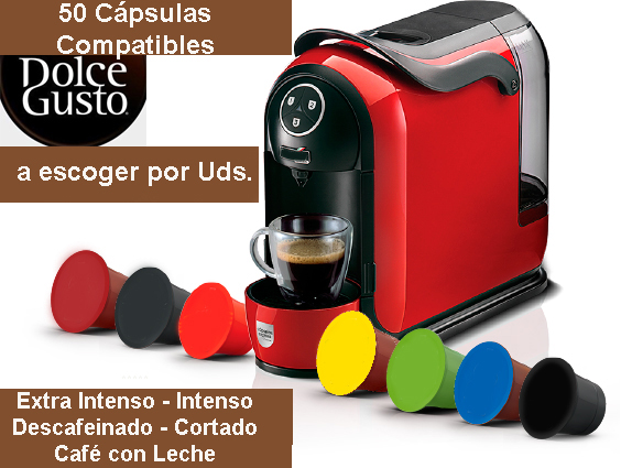 Cápsulas Compatibles de Café Dolce Gusto Oferta 50 Cápsulas al Mejor Precio  | Alimentación Selecta